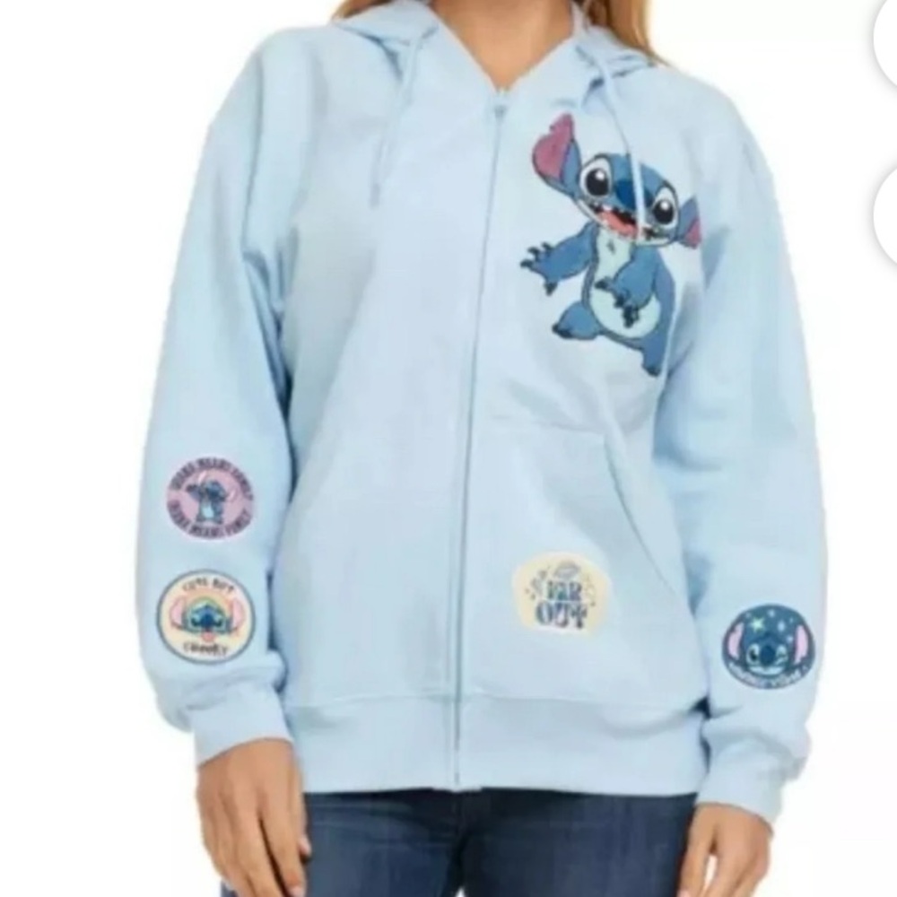Licensed Disney Stitch Blue Hoodie